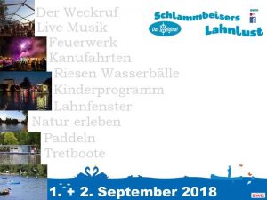 Schlammbeisers Lahnlust 2018